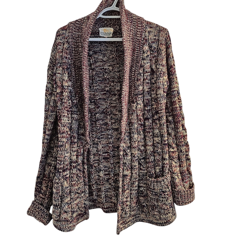 Vintage Cozy Women's Knit Cardigan - Picture 3 of 4